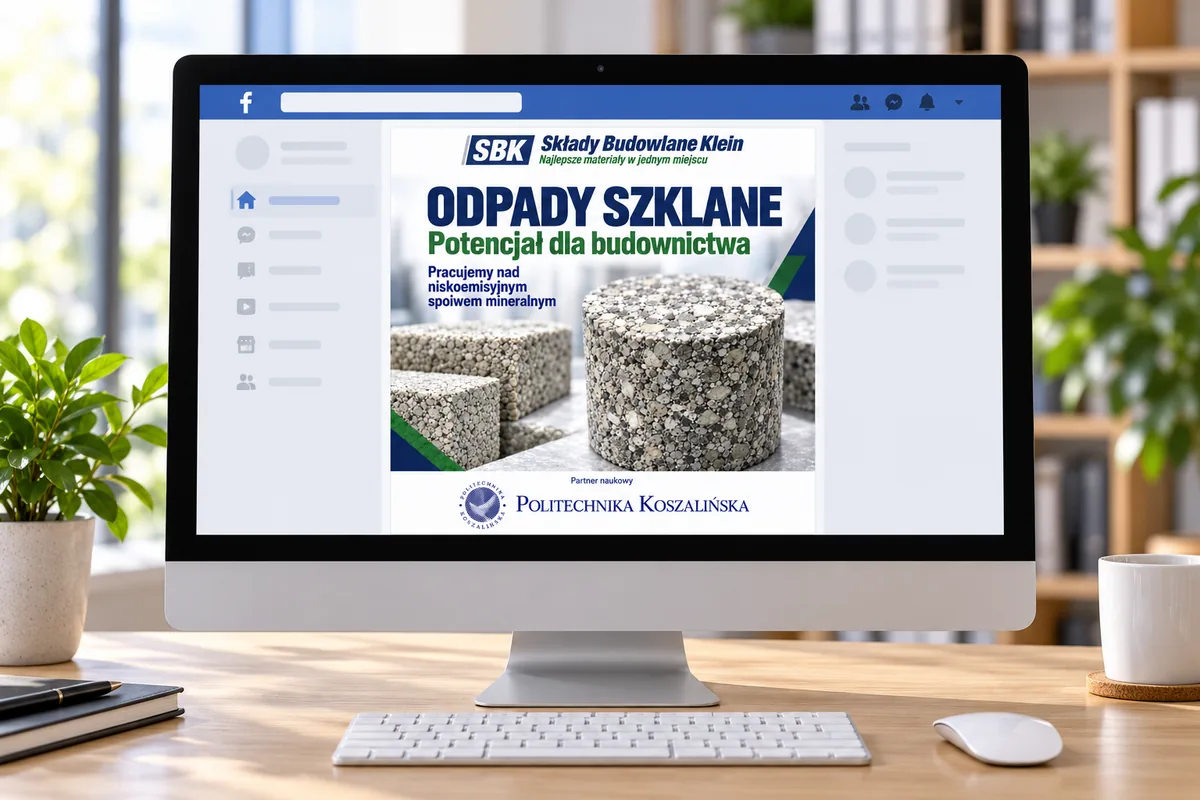 Składy Budowlane Klein — grafika na Facebooka