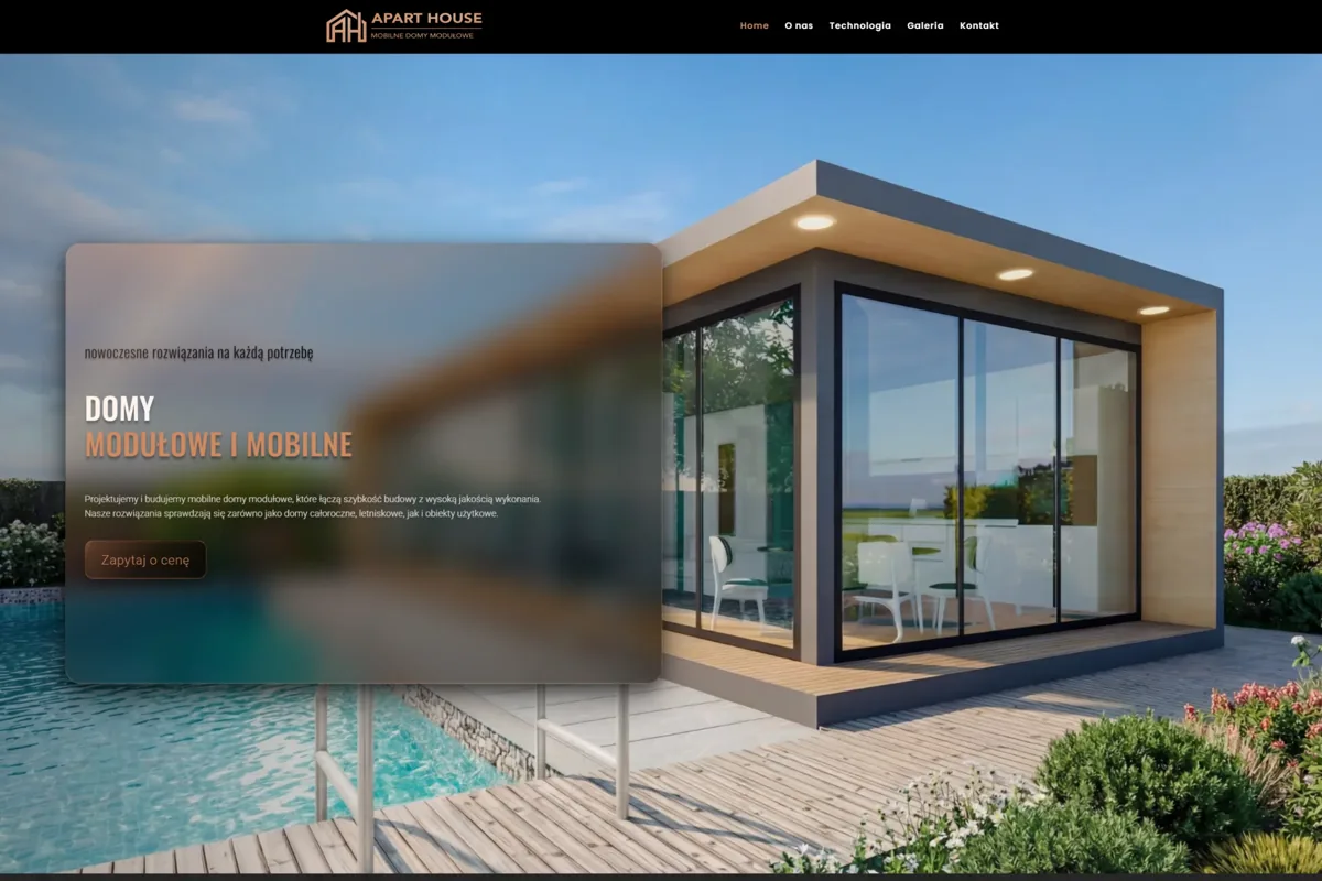 Apart House — oferta domów modułowych